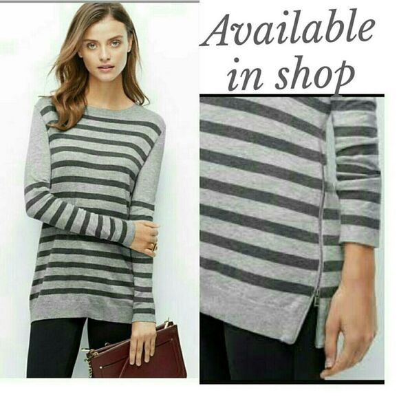 Ann Taylor side zip sweater. Medium - Picture 1 of 2